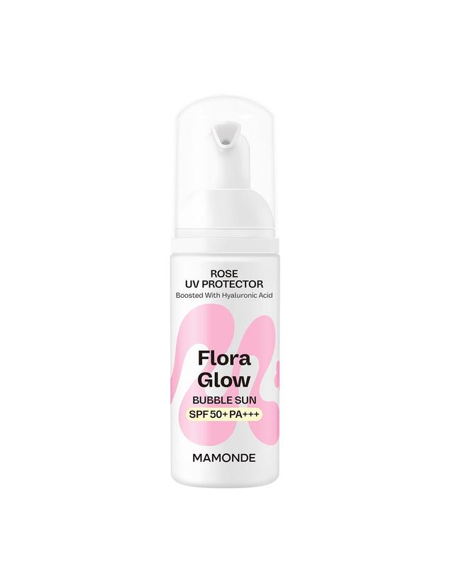 마몽드 로즈 프렙 버블 선 SPF50 PA+++ 45ml 착용컷