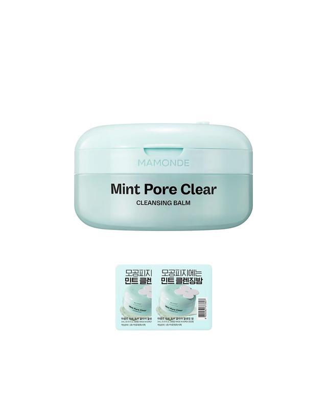 마몽드 민트 포어 클리어 클렌징밤 100ML 착용컷