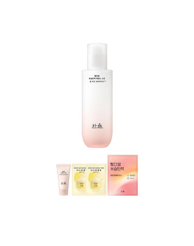 한율 빨간쌀 보습탄력 에센스 150ml 착용컷