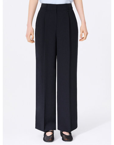 백 플랩 포켓 원턱 와이드 팬츠_SWWSLP22160