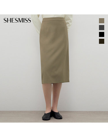 펜슬 미디 셋업 스커트_SWSSKQ32030