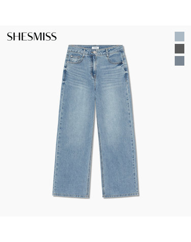 워싱 와이드 데님 팬츠_SSMSLQ32020