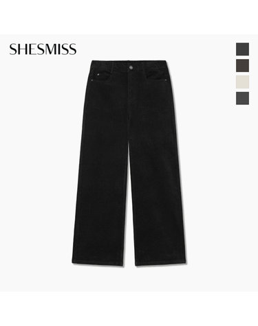 코튼 코듀로이 와이드 팬츠_SSMSLQ42110