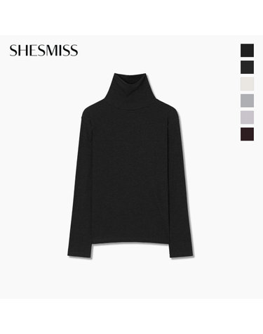 베이직 슬림 터틀넥 티셔츠_SSJTSQ42530