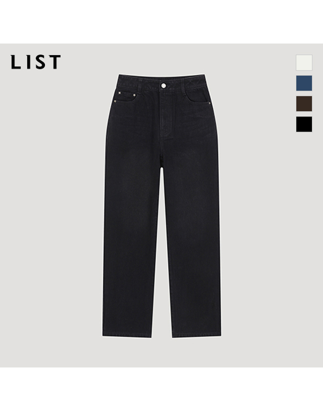 리스트 데일리 슬림 데님 팬츠_TSMSLP72020 착용컷