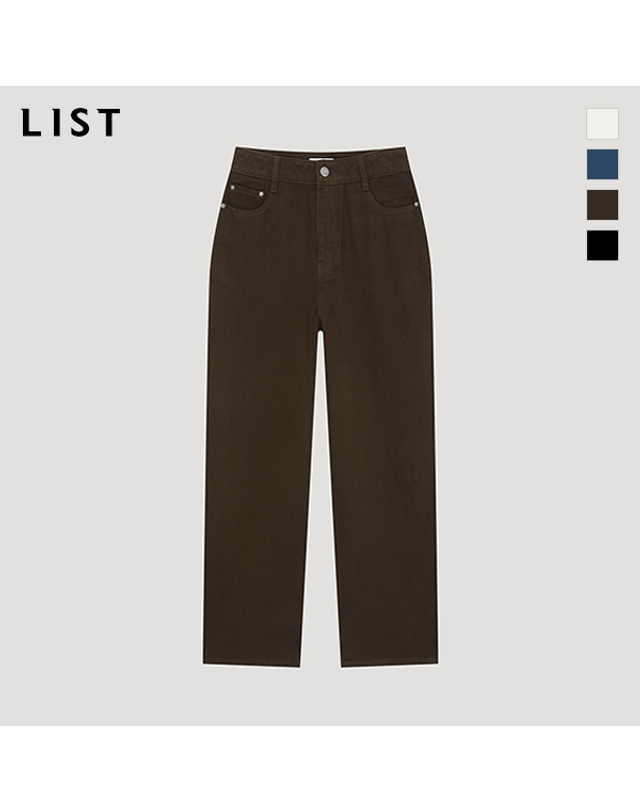 리스트 데일리 슬림 데님 팬츠_TSMSLP72020 착용컷