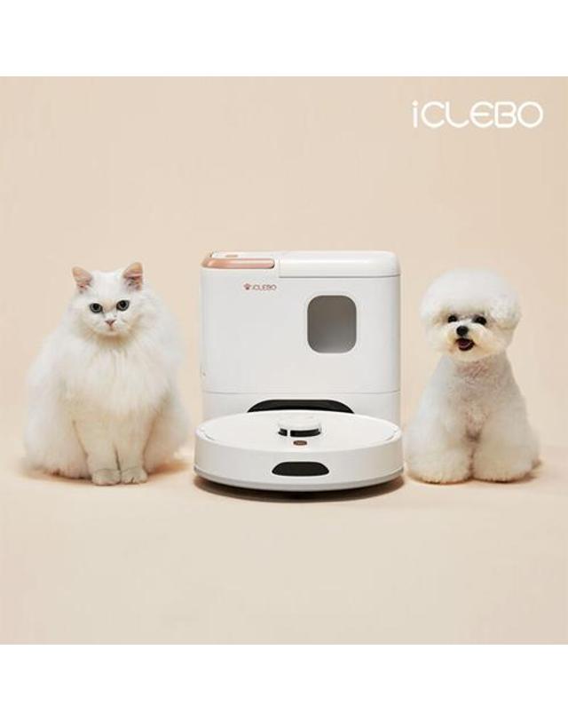 아이클레보 [아이클레보] 펫 버틀러 로봇청소기 ICR-Pet-R-100 착용컷