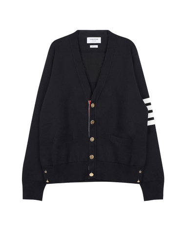 [THOM BROWNE] 톰브라운 4바 스트라이프 밀라노 스티치 가디건 MKC171A00219-415