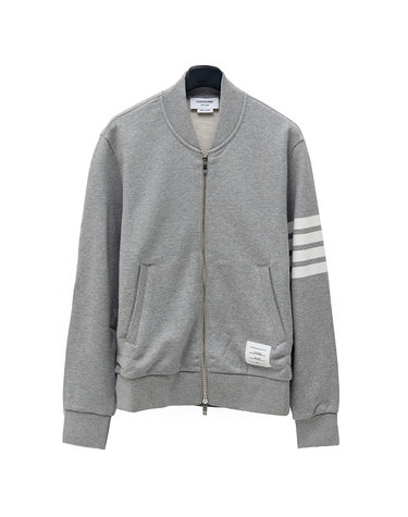 [THOM BROWNE] 톰브라운 4바 루프백 보머자켓 MJT280A00535-055