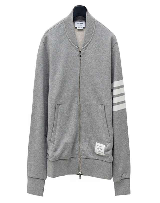 톰브라운 [THOM BROWNE] 톰브라운 4바 루프백 보머자켓 MJT280A00535-055 착용컷