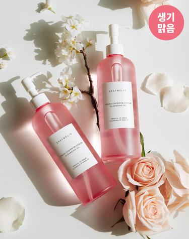 [저자극클렌징] 프레쉬 체리블라썸 클렌징오일 400ml 1+1