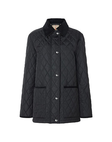 버버리 26FW 블랙 샌드 퀼팅 자켓 8107463
