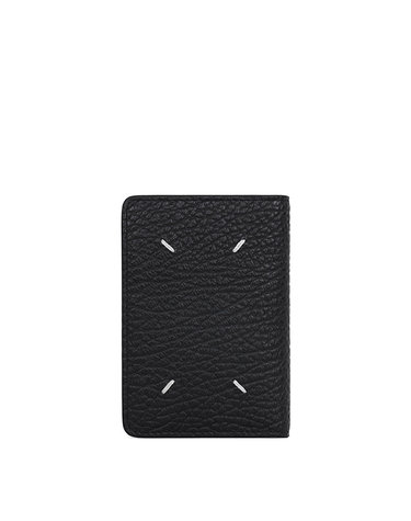 마르지엘라 26FW 블랙 스티치 플랩 카드지갑 SA1VX0011 P4455 T8013