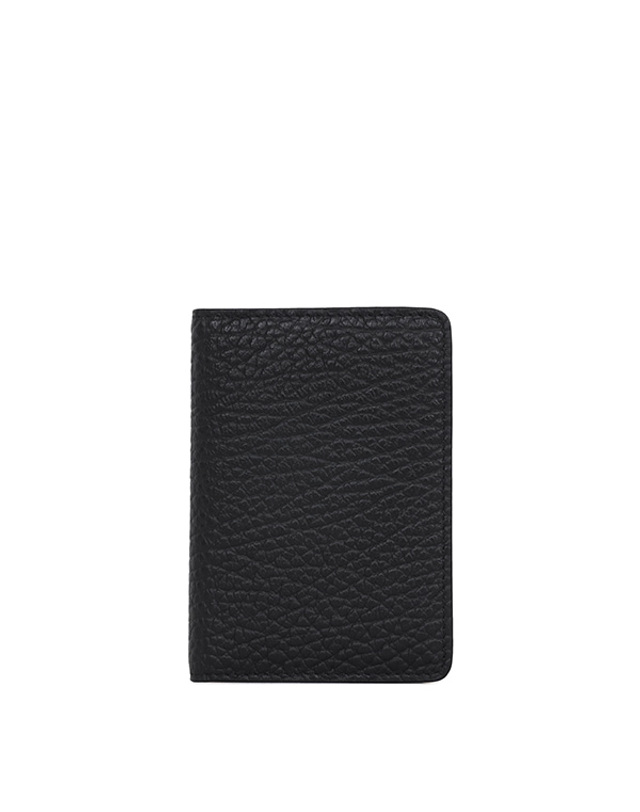 메종 마르지엘라 마르지엘라 26FW 블랙 스티치 플랩 카드지갑 SA1VX0011 P4455 T8013 착용컷