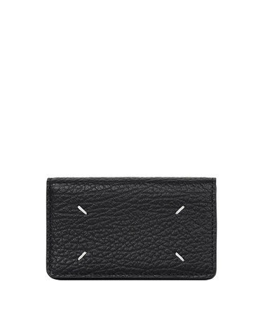 마르지엘라 26FW 블랙 스티치 폴드 카드지갑 SA3VX0008 P4455 T8013