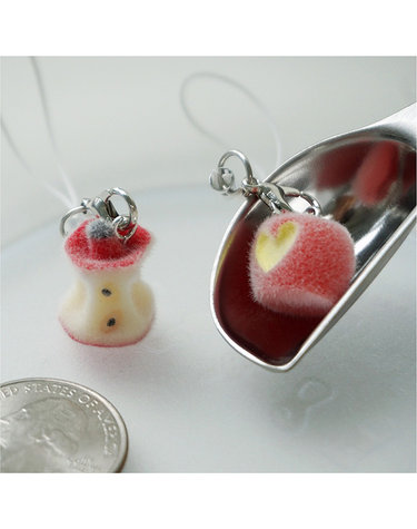 한입 베어문 새콤달콤 사과 키링