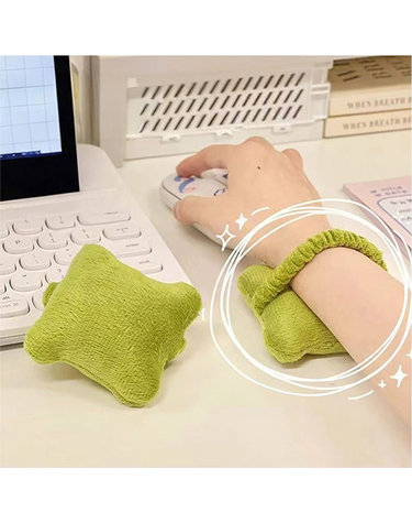 편안한 베개 모양 손목 쿠션