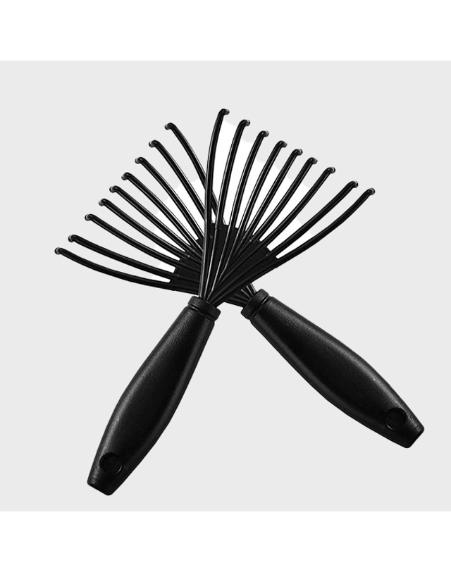 브리스크스타일 헤어브러쉬 머리빗 헤어롤 머리털 정리 제거기 착용컷