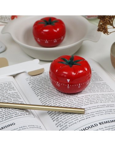 토마토 다이얼식 요리 공부 시계 60분 쿠킹 타이머