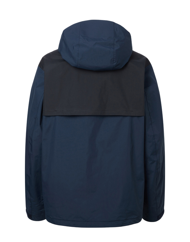 라움 남성 [WOOLRICH] 네이비 단색 후드캐주얼점퍼 착용컷