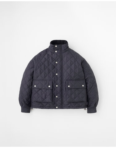 네이비 ELGIN QUILTED S 퀼팅 재킷
