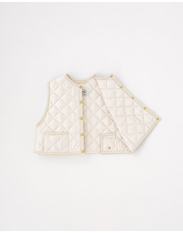 트레디셔널 웨더웨어 아이보리 ARKLEY GILET 퀼팅 패딩 조끼 상세