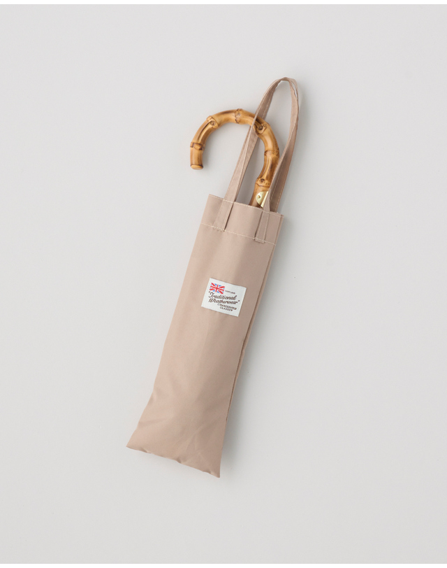 트레디셔널 웨더웨어 베이지 FOLDING BAMBOO MINI 미니 폴딩 우산 상세