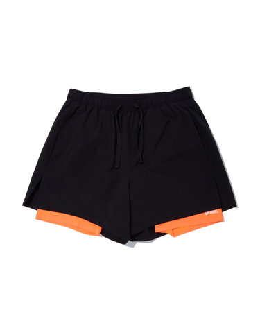 Reebok X Pular 5인치 2-in-1 러닝 쇼츠 - 블랙