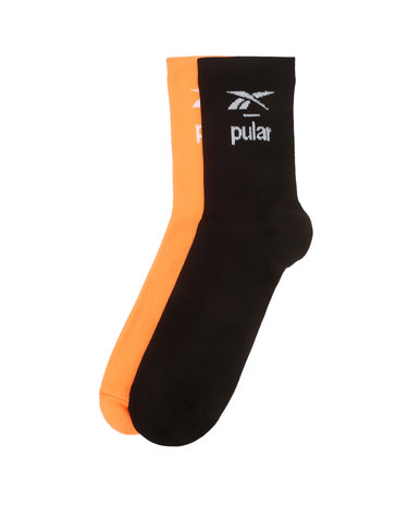 Reebok X Pular 2-pack 러닝 양말 - 블랙 & 오렌지