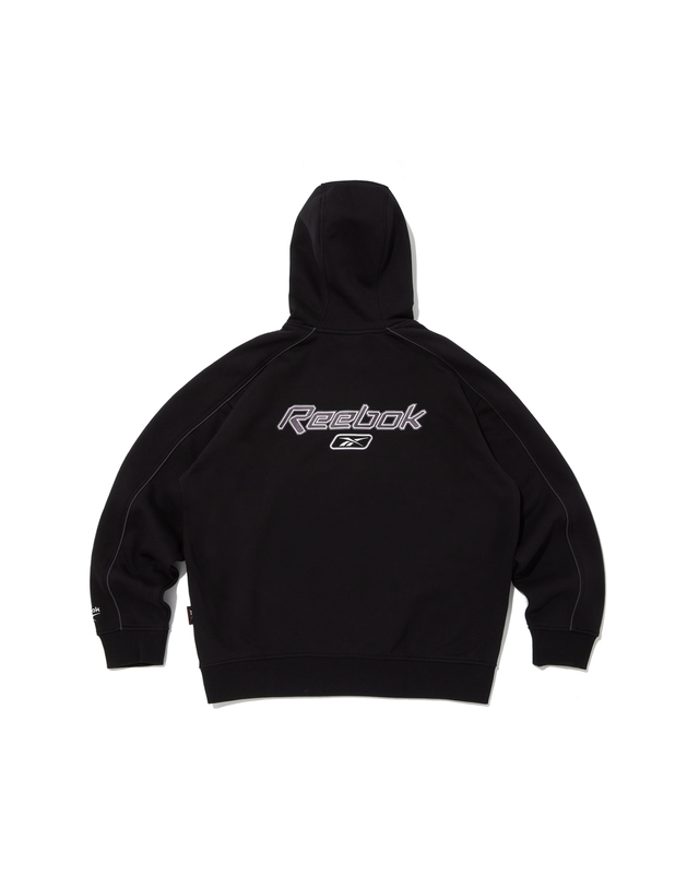 리복 프리미어 기모 후디 - 블랙 착용컷