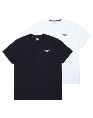 에센셜 2PACK 반팔티 - 화이트/블랙