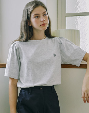 Volume sleeve Logo T-shirt - Light Grey
