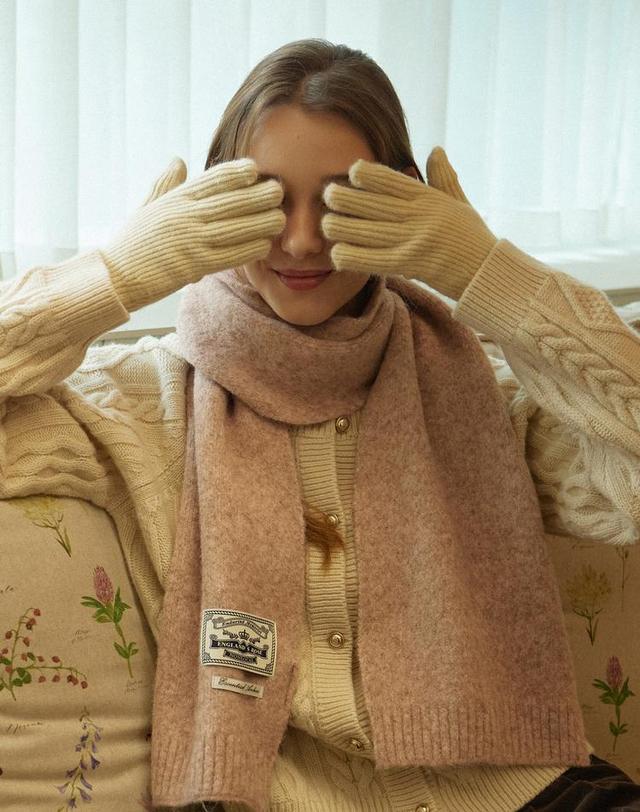 논로컬 [선물포장] Basic Finger Hole Gloves - 5Color 착용컷