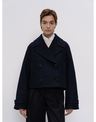 Wool Pea Coat (JUJJ209-50)