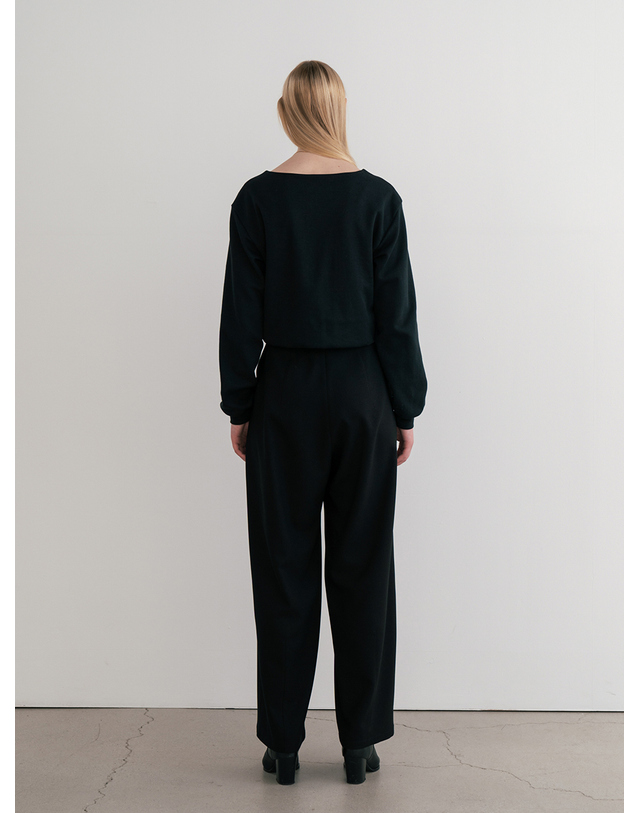 제인송 Wide-Leg Belted Trousers (JUJS104-15) 착용컷