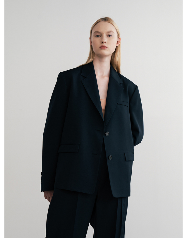 제인송 Wool Single-Breasted Blazer (JUJJ103) 착용컷