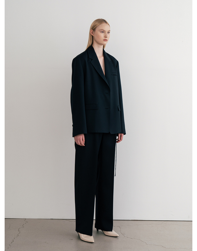 제인송 Wool Single-Breasted Blazer (JUJJ103) 착용컷