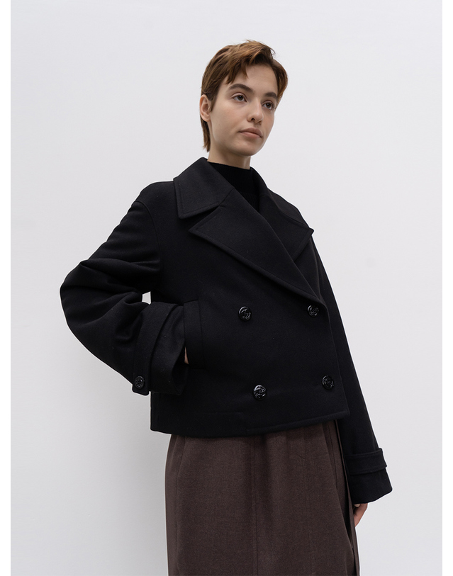 제인송 Wool Pea Coat (JUJJ209-15) 착용컷
