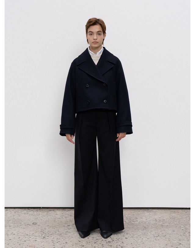 제인송 Wool Pea Coat (JUJJ209-50) 착용컷
