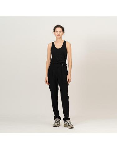 BELTED DETAIL TAILORED PANTS (JTSS113)