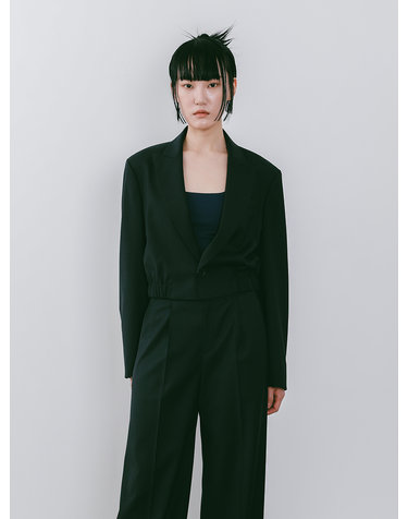 Cropped Banding Blazer (JVSJ204)