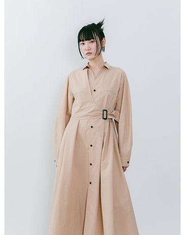 Belted Shirt Dress (JVSD204)