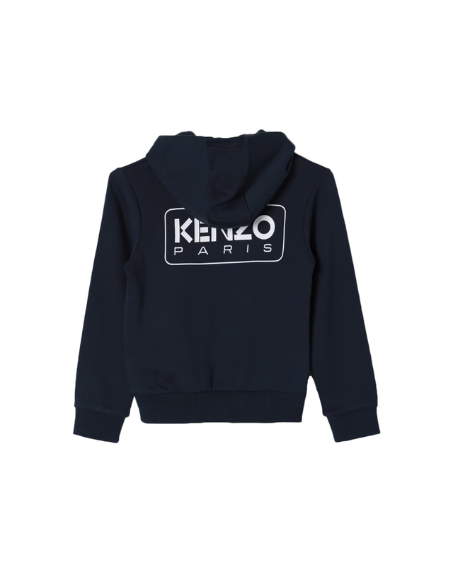 겐조 키즈 로고 후드집업 네이비 K60284 84A 착용컷