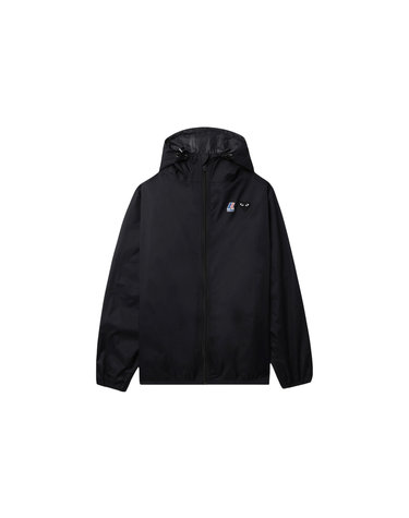꼼데가르송 26FW 여성 X K-WAY 하트 와펜 바람막이 자켓 블랙 AZ-J507-051-1