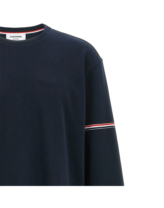 톰브라운 25SS 스트라이프 롱 슬리브 티셔츠 MJS281A J0199 415 착용컷