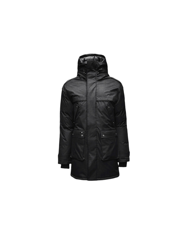 노비스 25FW 야테시 패딩 자켓 블랙 YATESY NF BLACK 착용컷