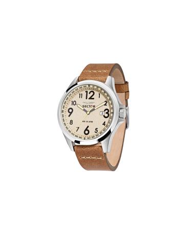 섹터 남자시계 180 R3251180012 데이데이트 가죽밴드 베이지다이얼 40mm