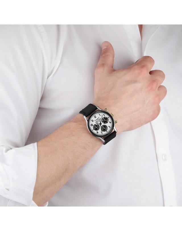 섹터 섹터 남자시계 660 R3251517002 크로노그래프 43mm 가죽밴드 착용컷