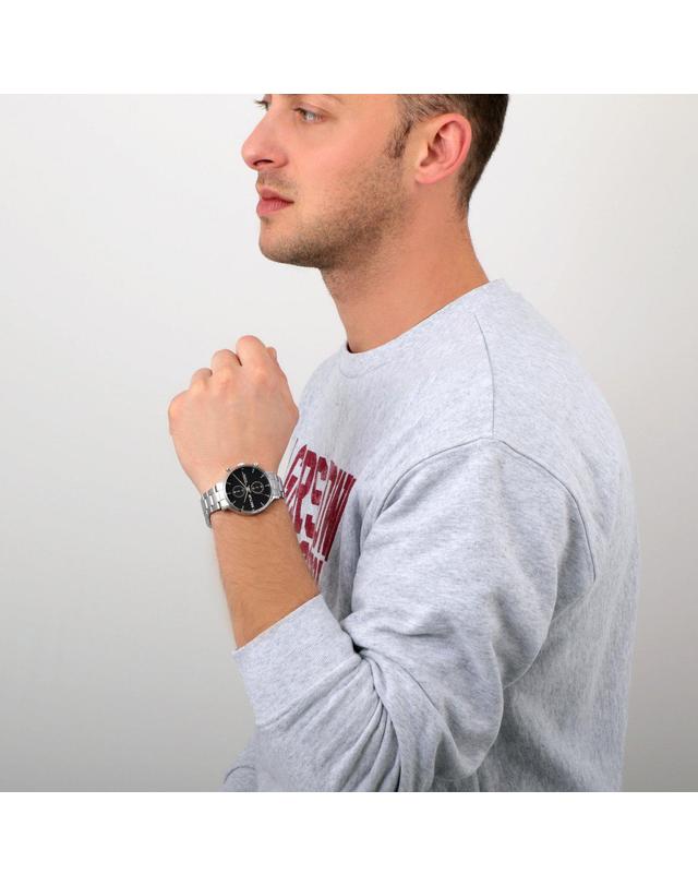 섹터 섹터 남자시계 370 R3253522004 듀얼 타임 39mm 메탈밴드 착용컷