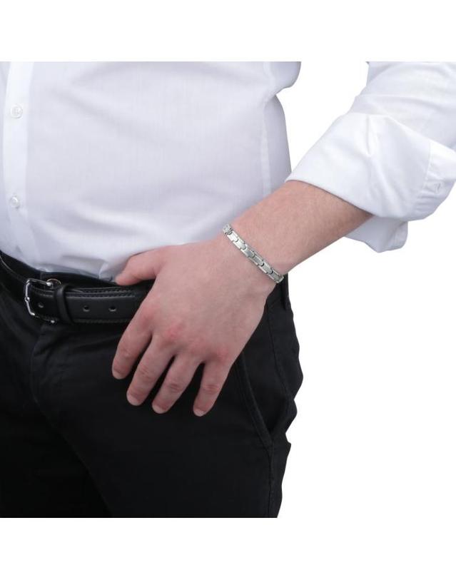섹터 섹터 남자팔찌 BASIC SZS38 착용컷
